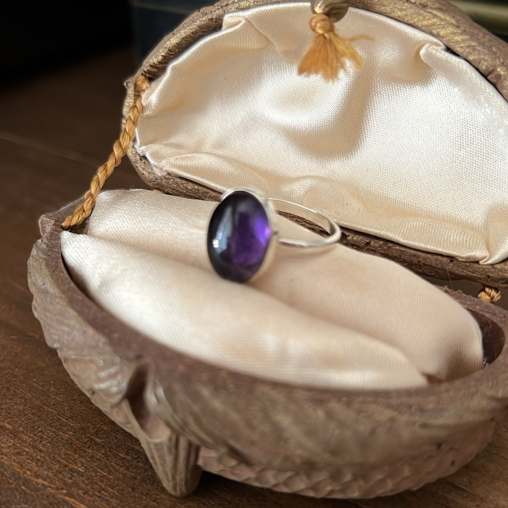Amethyst Silver Ring